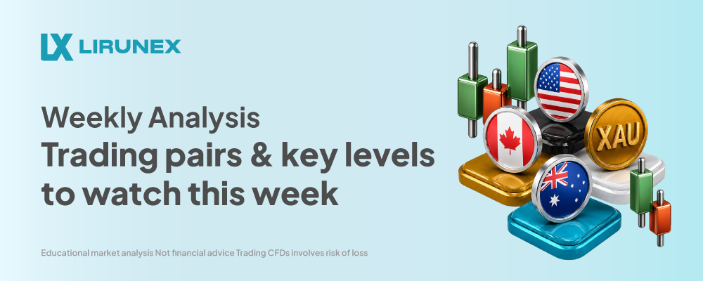 Weekly Analysis: Gold, AUD/USD and USD/CAD (Aug 24 to 28)