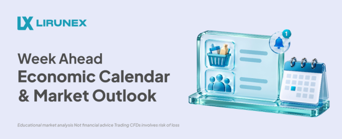 Weekly economic news update calendar for Oct 12 to 16, 2026 showing GBP, USD and AUD high impact releases
